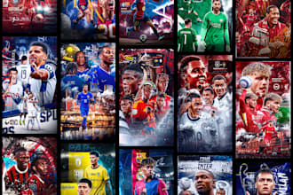 design elite quality matchday football graphics