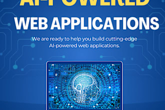 make ai powered web applications with python django, flask, react js fastapi