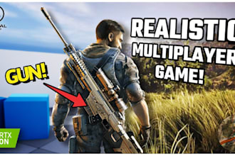develop unreal engine multiplayer game or fix blueprint bugs VR multiplayer game