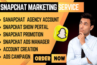 do snapchat marketing, approved snapchat agency account, ads manager
