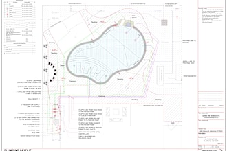 permit drawing for swimming pool