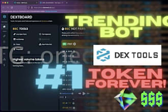 trend any token trending bot, raydium volume bot dexscreener trending bot solana