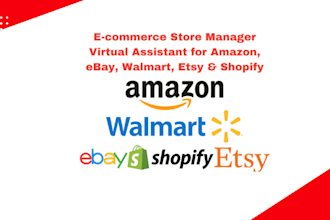 be VA of your amazon ebay and walmart accounts