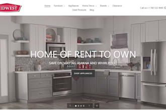 build wordpress website design real estate website hostinger blog furniture site