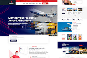 build logistics, dispatch, freight brokerage, transport and trucking website