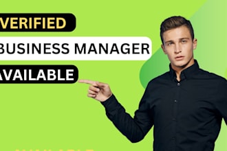 create fresh verified fb business manager and ads account