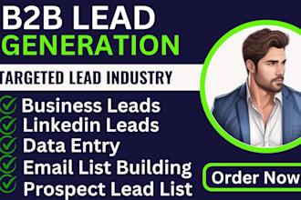 do b2b linkedin lead email lead list building prospect business lead generation