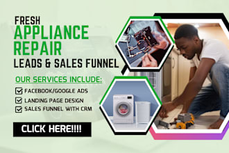 generate appliance repair electrical microwave refrigerator solar panel leads