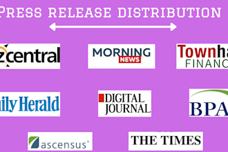 do PR and press release distribution on toptier media outlet