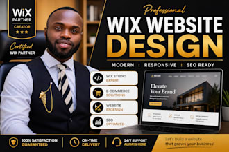 design wix website, redesign wix website, wix studio website