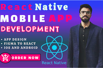 design and develop beautiful react native apps with expert front end solutions