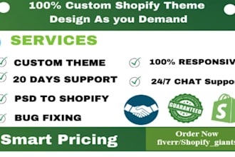 do shopify custom coding shopify bug fixes and custom theme development