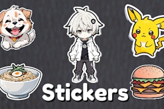 generate custom stickers, clip arts, icons, emoticon, characters