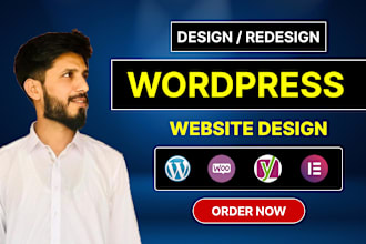build responsive business wordpress website design and development