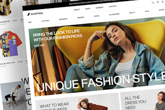 create beauty, clothing, fashion and jewelry shopify store