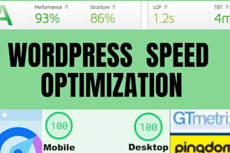 speed up wordpress website for mobile and desktop, page speed optimization 90