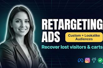 set up facebook retargeting ads with custom and lookalike audiences