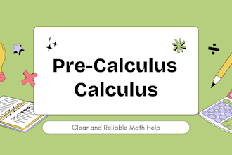 tutor precalculus and calculus 1, 2, 3