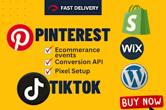 fix or setup tiktok and pinterest pixel with GTM