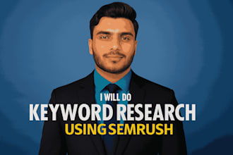 do SEO keyword research with semrush and ahrefs