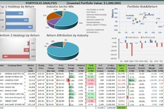 provide financial projections, planning, modeling and discounted cash flow
