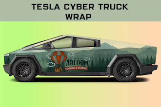 do professional tesla cyber beast or truck wrap, car, and van wrap for you