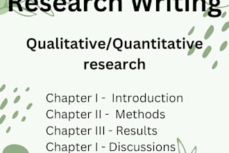 conduct qualitative or quantitative research