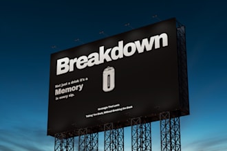 design a professional and eyecatching billboard
