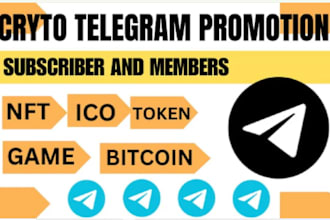 grow crypto twitter promotion, telegram promotion, telegram presales, telegram