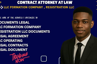 assist with llc formation and prepare all required documents