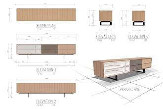 draft your furniture design to archicad drawing