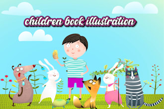 do children picture book illustration kids book