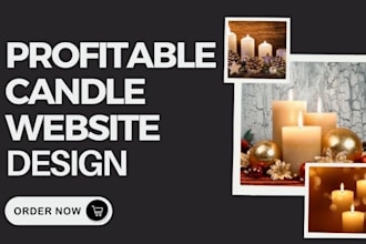 design 7 figure candle store candle website candle store candle shopify store