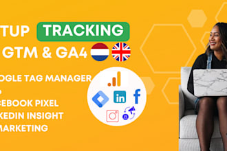 setup google tag manager and analytics for you ga4