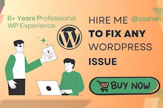 fix wordpress website issues