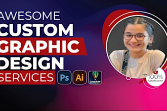 do graphic artist and designer in adobe illustrator, adobe photoshop work