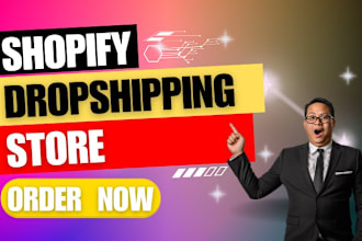 build branded profitable shopify dropshipping store or ecommerce website