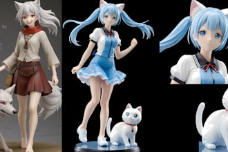 do a pvc anime figure with huge detail on ai