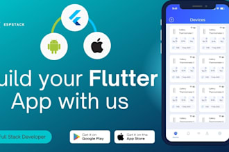 do flutter android ios app development for iot