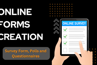 create professional google form or questionnaire in 1 hour