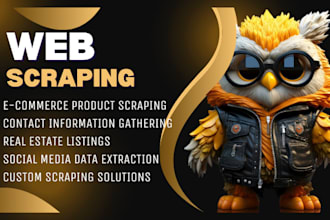 do fast and secure web scraping  tailored data extraction