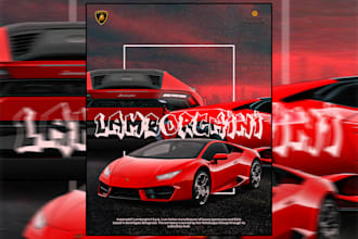 design car ads, flyers, banners, or posters for websites and car sales