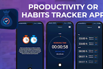 develop your productivity or habits tracker mobile app