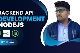 be your node js developer for developing apis and backend
