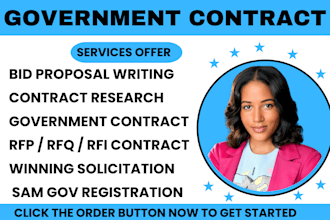 do federal government capability statement, for government contract grant