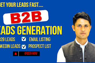provide real estate leads, b2b lead lists, and linkedin lead