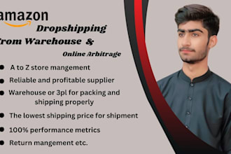 do amazon dropshipping online arbitrage using a warehouse with 50 percent ROI
