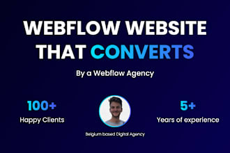 do custom webflow website design with SEO optimization