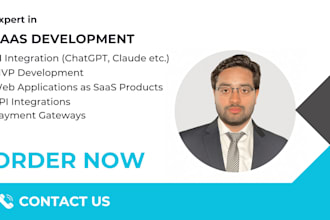 be your expert saas ai web developer