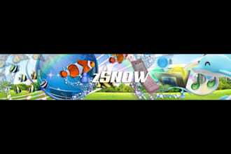 make banners, profile pictures, thumbnails for youtube cheap